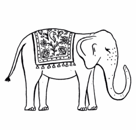 ONCE UPON A TRIP SRI LANKA illustration ELEPHANT 