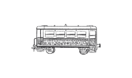 ONCE UPON A TRIP SRI LANKA illustration train 